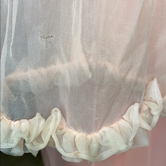 Vintage 1950s pink nightgown robe set retro - Picture 4 of 13